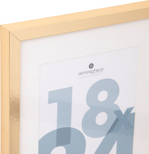 Atmosphera Wooden Photo Frame With Gold Frame