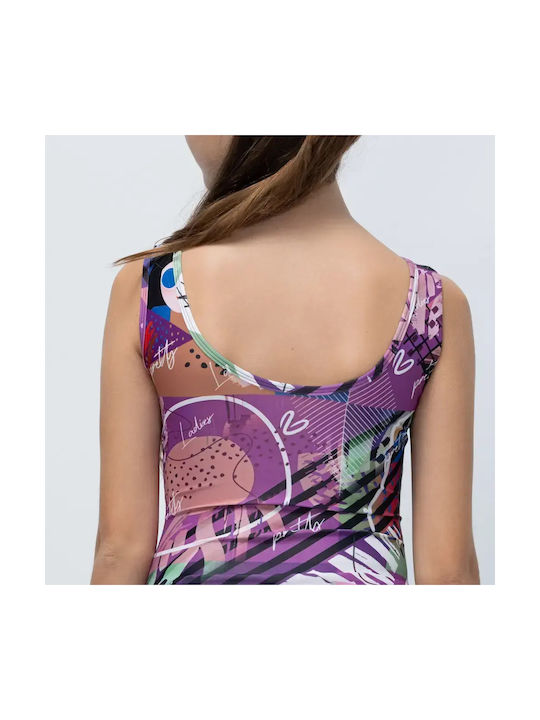 Girls’ Leotard Violet Seen Vasiliki