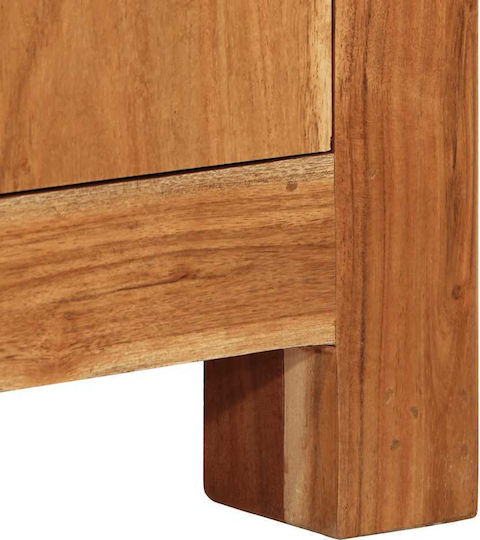 Solid Wood Sideboard Solid Acacia Wood 55x35x75cm