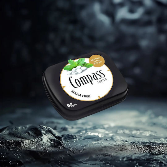 Extra starke zuckerfreie Bonbons mit Minzgeschmack Frische Mints Kompass 14g
