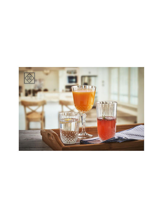 Espiel Diony Set Glasses for White Wine from Glass in White Colour 12pcs