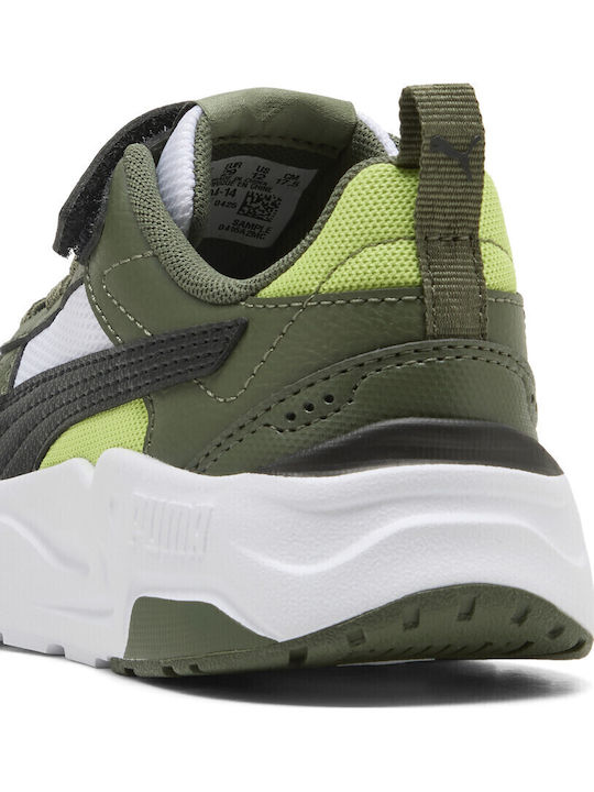 Trinity 2 Lt Kids Sneakers with Hoop & Loop Closure Multicolour