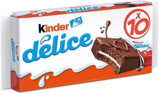 Ferrero Тарт Kinder Delice Кекс Какао (10x39гр)