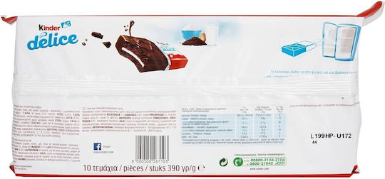 Ferrero Тарт Kinder Delice Кекс Какао (10x39гр)