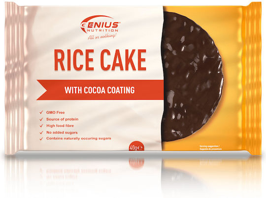 Genius Nutrition Rice Cake 40 Γραμμάρια Κακάο