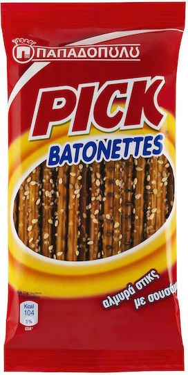 Παπαδοπούλου Crackers Pick Batonettes με Αλάτι 45gr