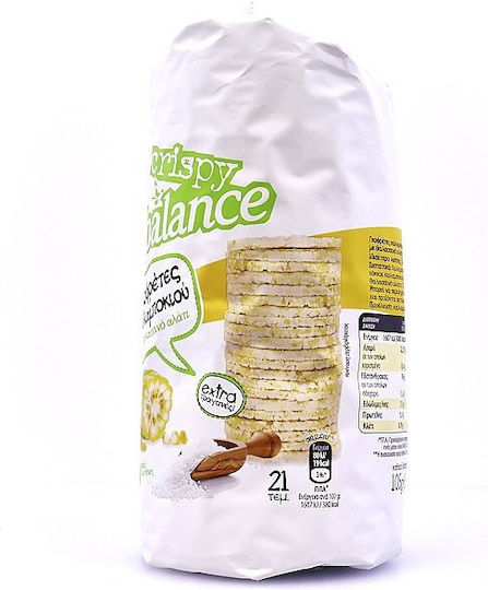 Crispy Balance Царевични вафли Царевичен оризовка с с 60% какао и сол 105гр
