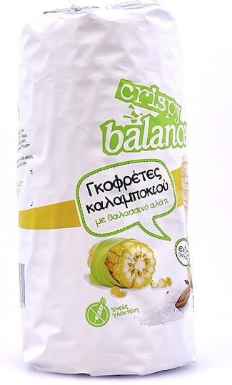 Crispy Balance Царевични вафли Царевичен оризовка с с 60% какао и сол 105гр
