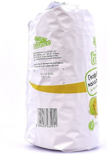 Crispy Balance Царевични вафли Царевичен оризовка с с 60% какао и сол 105гр