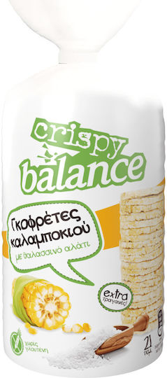 Crispy Balance Царевични вафли Царевичен оризовка с с 60% какао и сол 105гр