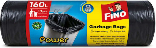 Fino Fino Heavy Duty Trash Bags Capacity 160lt 10pcs Black