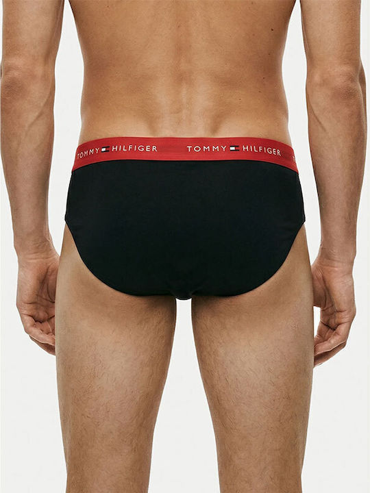 Herren Slips Schwarz 3er Pack