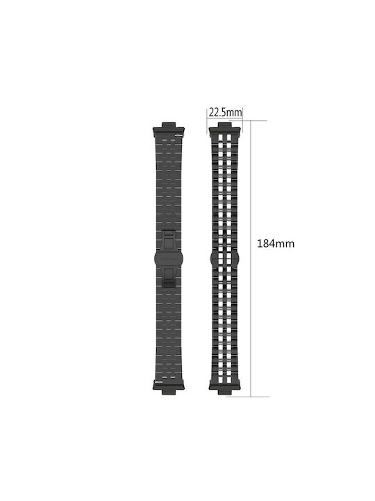 Xiaomi Redmi Watch 6 5 4 Xiaomi Redmi Watch 4 Xiaomi Smart Band 9 Pro Metal Strap Butterfly Buckle Five Beads Silver Rose Gold A