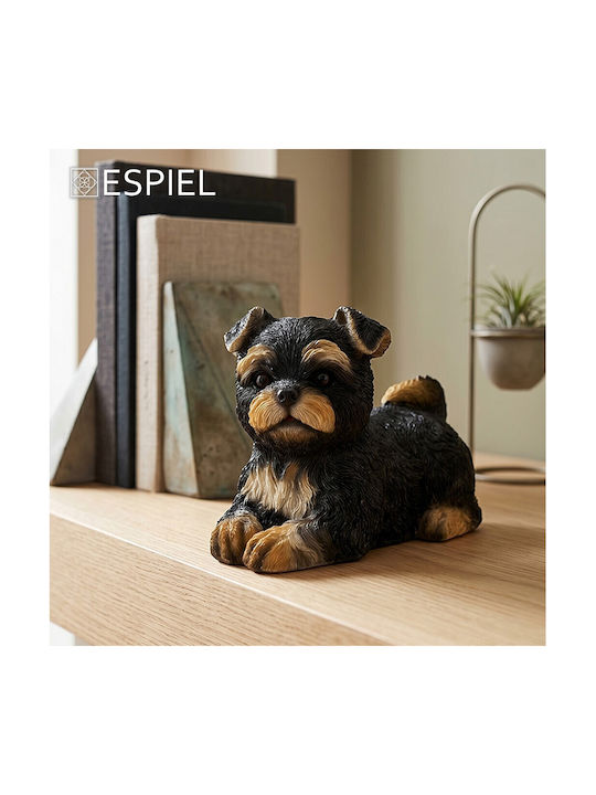 Yorkshire Dog Figurine Polyresin 21.4x12.8x15.5cm