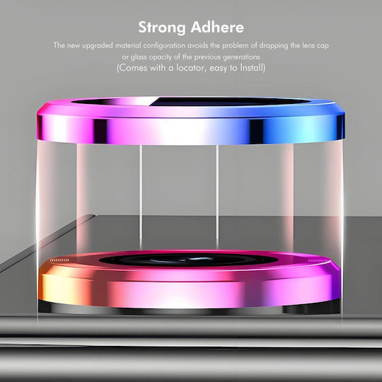 iPhone 17 Pro 17 Pro Max Enkay 9h Заден Обектив Алуминиева Сплав Филм Закалено Стъкло Титаниево Сиво