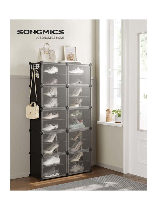 Organizator pantofi din plastic 32x40x156cm