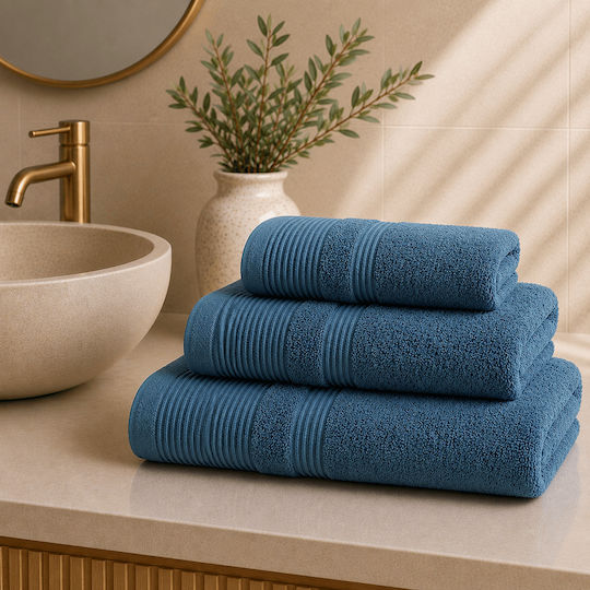 Astron Italy Hand Towel 30x50cm Petrol Weight 550gr/m²