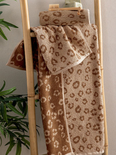 Palamaiki Face Towel Pam 50x90cm Pam Brown Weight 550gr/m²