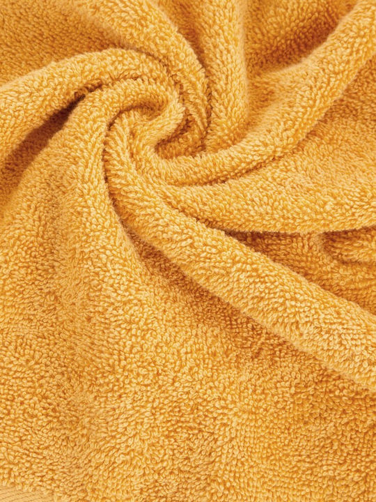 Eurofirany Πετσέτα Χεριών Classic Smooth 30x50εκ. Yellow Βάρους 500gr/m²