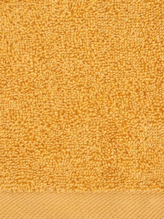 Eurofirany Πετσέτα Χεριών Classic Smooth 30x50εκ. Yellow Βάρους 500gr/m²