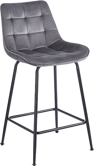 Σκαμπό Μπαρ Ermina Grey 49x50x64εκ. Σκαμπό Μπαρ Ermina Grey 49x50x64εκ.