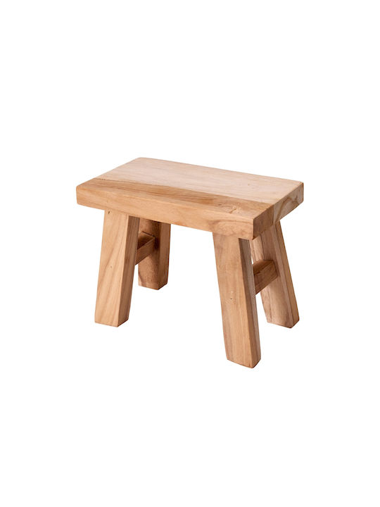 Stool For Living Room Wooden Brown