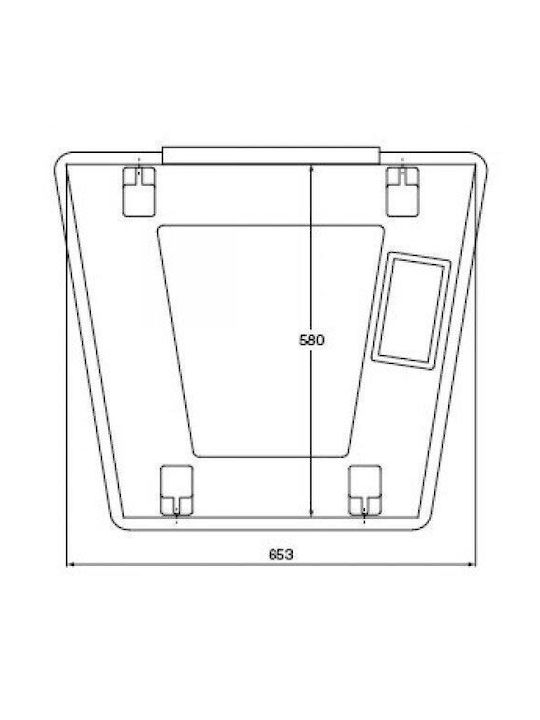 Ideal Standard Καθρέπτης Μπάνιου 69x62cm