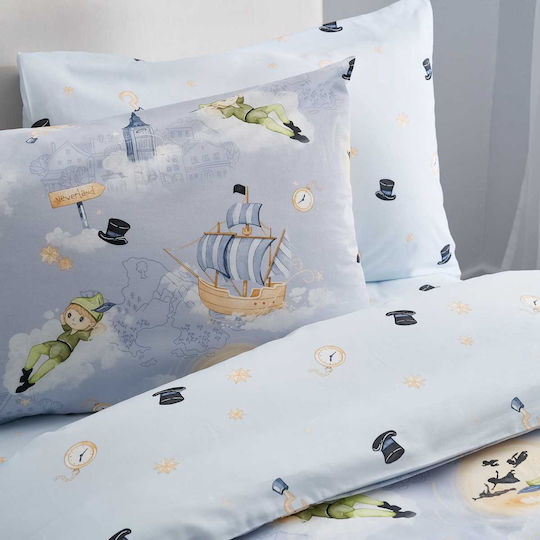 Vesta Home Set Cearceafuri Single Din Bumbac Peter 170x260cm 3 Bucăți