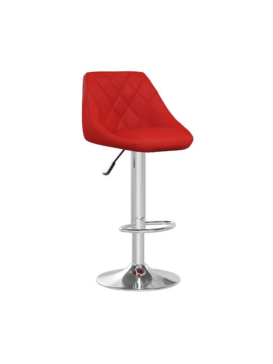 Stool Bar with Back & Adjustable Height Bordeaux 2pcs 44x46x82-103cm