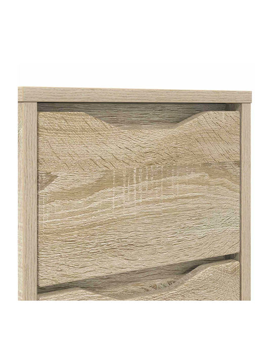 Wooden Brown Bedside Table 30.5x30x43cm