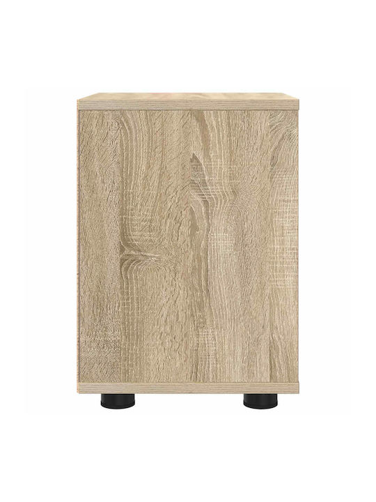 Wooden Brown Bedside Table 30.5x30x43cm