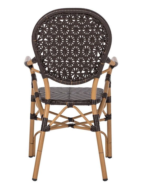 Gartenstühle Bambus Braune 10 Stücke 56x62x95cm