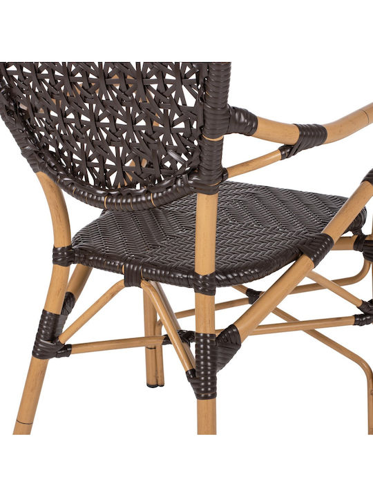 Gartenstühle Bambus Braune 10 Stücke 56x62x95cm