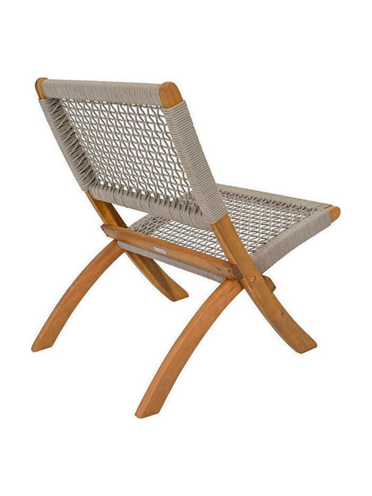 Fylliana Gartenstühle Hölzernes Beige 72x60x75cm