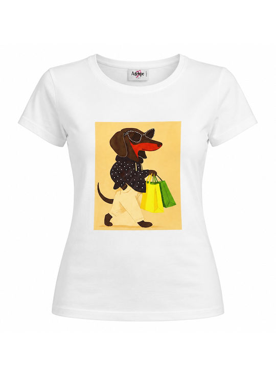 Γυναικείο T-shirt Λευκό