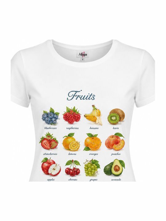 Γυναικείο T-shirt Λευκό