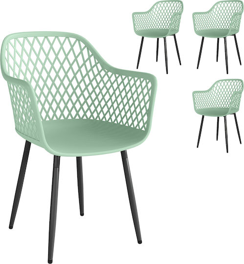 Gartenstühle Grüne 4 Stück 56x51x84cm Gartenstühle Grüne 4 Stück 56x51x84cm