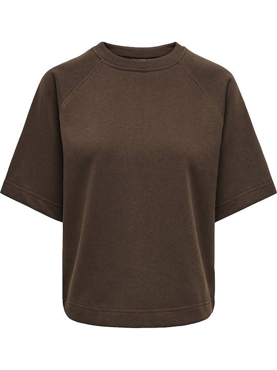 Дамско T-shirt Кафяво