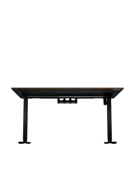 Ηλεκτρικό Γραφείο Gaming Atlas Ξύλινο Dark Wood