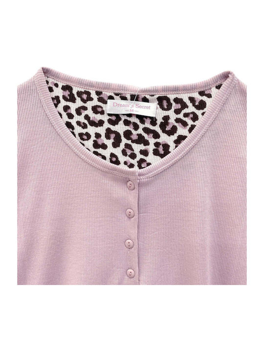 Ansin Summer Women's Pink Pyjama Set