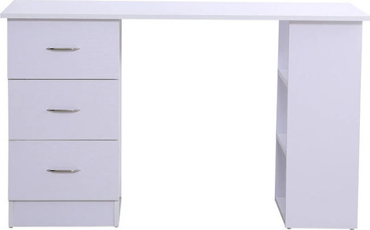 Birou Cu Birou 120x49x72 Cm Alb