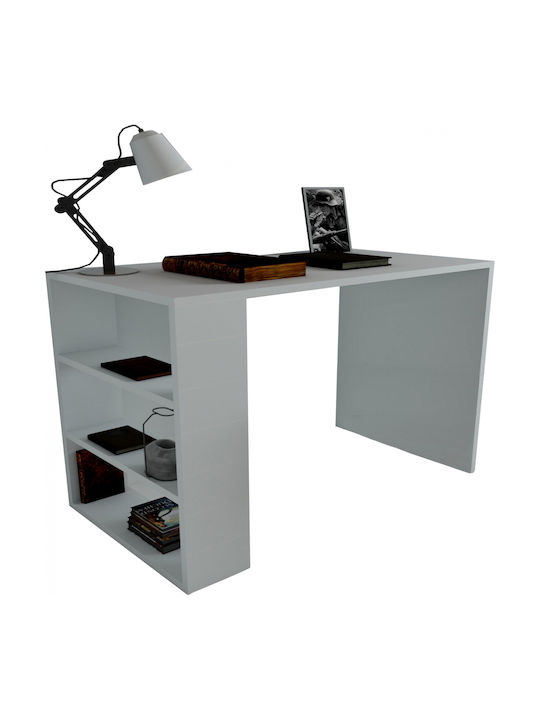 Birou Cool Din Lemn Cu Birou Alb 90x50x70cm