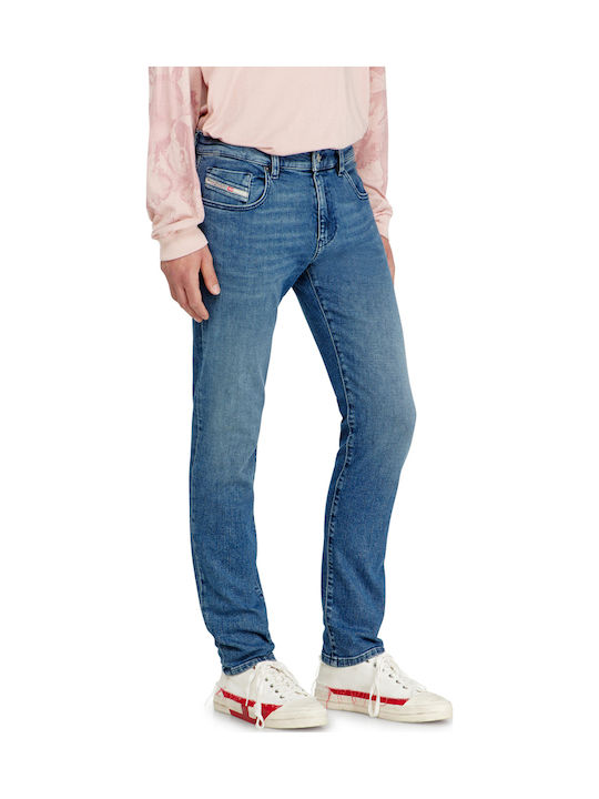 2019 D-strukt Men's Jeans Pants Slim Fit Blue