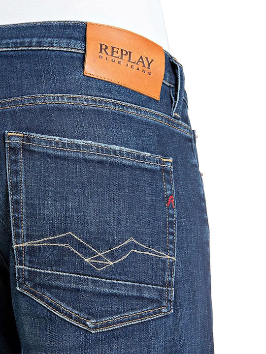 Blugi Bărbați Regular Straight Fit Albastru