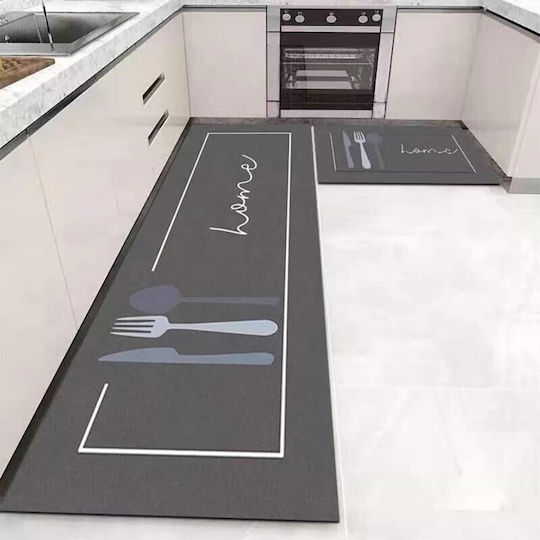 Viosarp Кухненски Килим Коридор Сив 45x120см