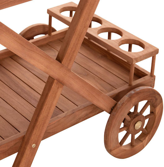 Wood Garden & Terrace Table Natural 86x56x80cm