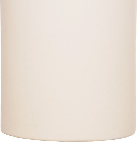 Plastic Auxiliary Garden Table for Small Outdoor Spaces Beige 40x40x43cm