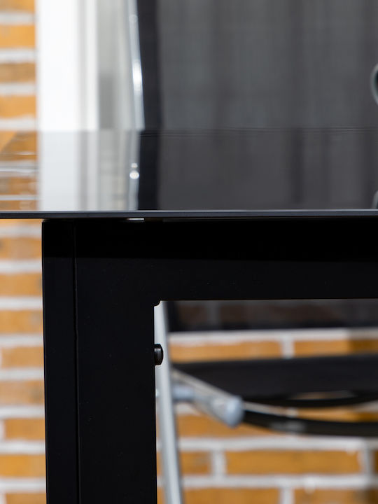 Tisch Stabil Black 150x90cm