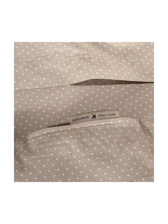 Greenwich Polo Club 2392 Set Pillowcases Oxford Taupe 50x70cm