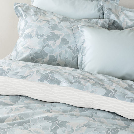 Nima Bellagio Kissenbezug Oxford Hellblau 52x72cm